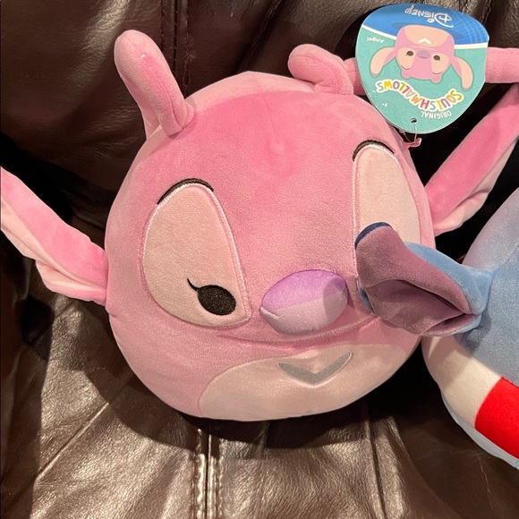 Disney Angel and Stitch Pink and Blue Plush Toys Squishmallows - Picture 4 of 7